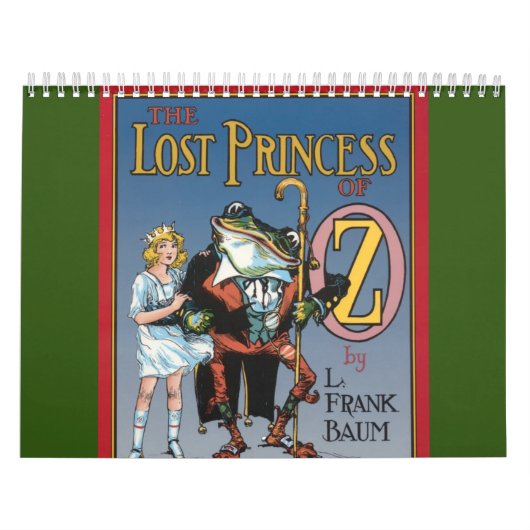 De verloren prinses van Oz Kalender (Hoes)