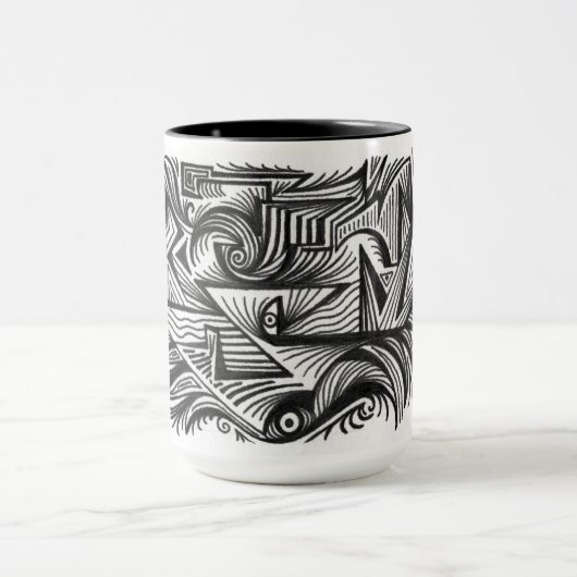 De verloren sleutel mok van Darin Jones (Midden)