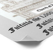 De verloren stammen van Israël vonden. Poster (Hoek)