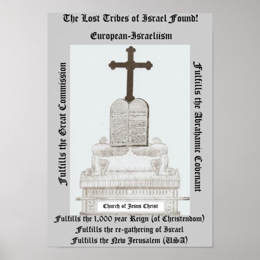 De verloren stammen van Israël vonden. Poster (Voorkant)