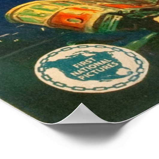 De verloren wereld (1925 Silent Film) Poster (Hoek)