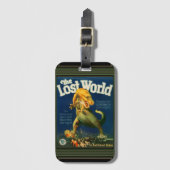 De verloren wereld bagagelabel (Voorkant (verticaal))