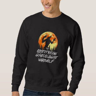 De verloskundige Gynaecoloog Werewolf Halloween O Trui