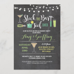 De Verloving Shed Bar & Tool invullen Kaart
