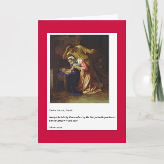 DE VERMEENDE JOSEPH HOLIDAY KAART (Voorkant)