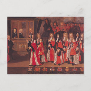De vermelding van Louis van Frankrijk Briefkaart
