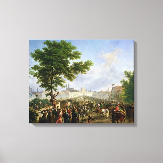 De vermelding van Napoleon Bonaparte Canvas Afdruk (Voorkant)