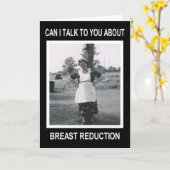 De Vermindering van de borst wordt goed Kaart (Gele Bloem)