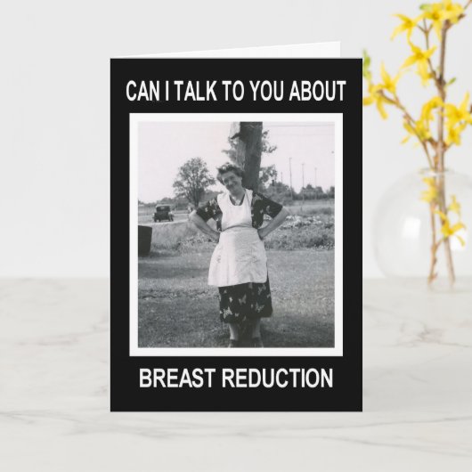 De Vermindering van de borst wordt goed Kaart (Gele Bloem)