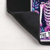 De vermoeide moeder Tarot Kaart Skeleton Moederdag Muismat (Hoek)