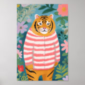 De vermoeide tijger poster (Voorkant)