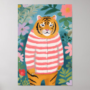 De vermoeide tijger poster