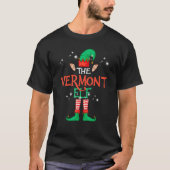 De Vermont Elf Matching Family Group kerstmis T-shirt (Voorkant)