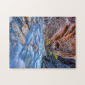 De vernauwing van de Virgin River in de herfst 3 Legpuzzel (Horizontaal)
