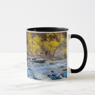 De vernauwing van de Virgin River in de herfst Mok