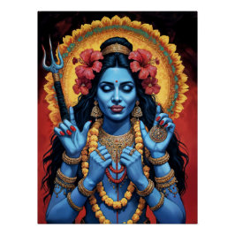 De Vernietiger van het Kwade Godin Kali Perfect Poster