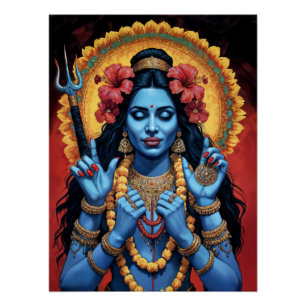 De Vernietiger van het Kwade Godin Kali Perfect Poster