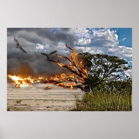 De vernietiging van ons land poster (Voorkant)