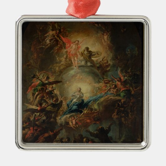 De veronderstelling, c.1695 metalen ornament (Voorkant)
