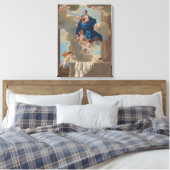 De veronderstelling van de maagd canvas afdruk (Insitu (Slaapkamer))
