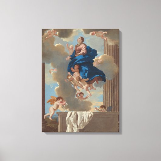 De veronderstelling van de maagd canvas afdruk (Voorkant)