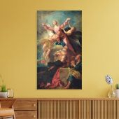 De veronderstelling van de maagd canvas afdruk (Insitu (Woonkamer))