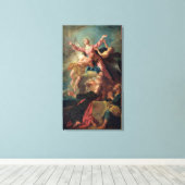 De veronderstelling van de maagd canvas afdruk (Insitu (Houten vloer))