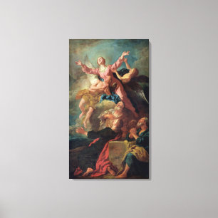 De veronderstelling van de maagd canvas afdruk