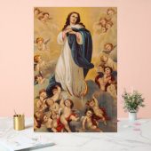 De veronderstelling van de Maagd Mary Acryl Bord (Huwelijk)