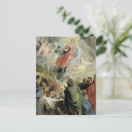 De veronderstelling van de Maagd Mary Briefkaart (Staand voorkant)