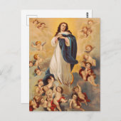 De veronderstelling van de Maagd Mary Briefkaart (Voorkant / Achterkant)