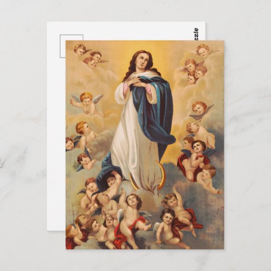 De veronderstelling van de Maagd Mary Briefkaart (Voorkant / Achterkant)