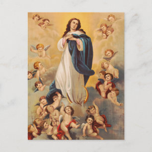 De veronderstelling van de Maagd Mary Briefkaart