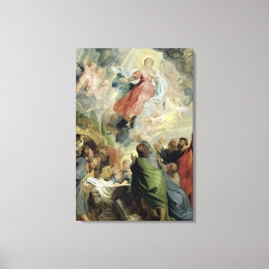 De veronderstelling van de Maagd Mary Canvas Afdruk (Voorkant)