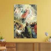 De veronderstelling van de Maagd Mary Canvas Afdruk (Insitu (Woonkamer))