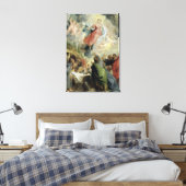 De veronderstelling van de Maagd Mary Canvas Afdruk (Insitu (Slaapkamer))