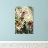 De veronderstelling van de Maagd Mary Canvas Afdruk (Insitu (Houten vloer))