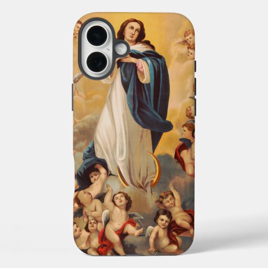 De veronderstelling van de Maagd Mary Case-Mate iPhone Case (Achterkant)