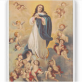 De veronderstelling van de Maagd Mary Sticker (Voorkant)