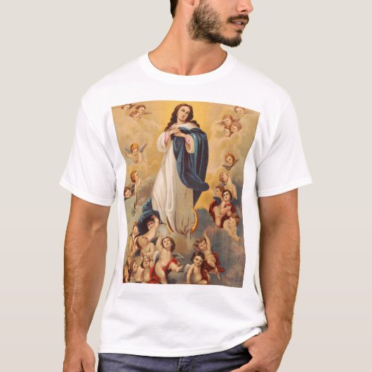 De veronderstelling van de Maagd Mary T-shirt (Voorkant)