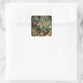 De veronderstelling van het maagdarmstuk 1611/14 vierkante sticker (Tas)
