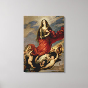 De veronderstelling van Mary Magdalene, 1636 Canvas Afdruk