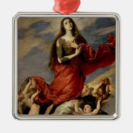 De veronderstelling van Mary Magdalene, 1636 Metalen Ornament (Voorkant)