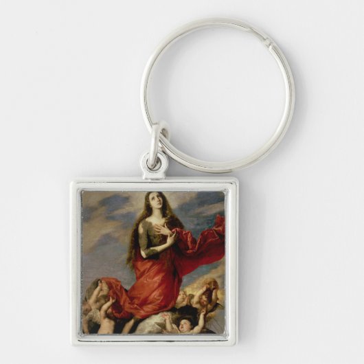 De veronderstelling van Mary Magdalene, 1636 Sleutelhanger (Voorkant)