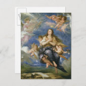 De veronderstelling van Mary Magdalene (olie op do Briefkaart (Voorkant / Achterkant)