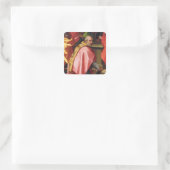 De veronderstelling van Mary Vierkante Sticker (Tas)