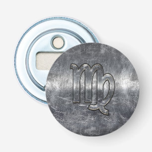 De Verontruste Stijl van het Teken van de Button Flesopener