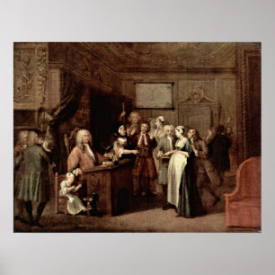 De veroordeling door William Hogarth Poster