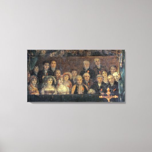 De veroordeling van de keizer Napoleon Canvas Afdruk (Voorkant)