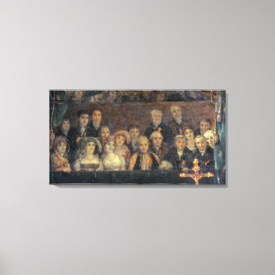 De veroordeling van de keizer Napoleon Canvas Afdruk